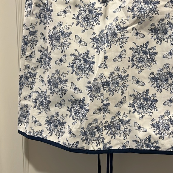 NWT With Jean Sabrin Dress Toile Papillon Strapless Corset Lace Butterfly M - Picture 7 of 10